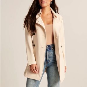 [A&F] Drapey trench coat